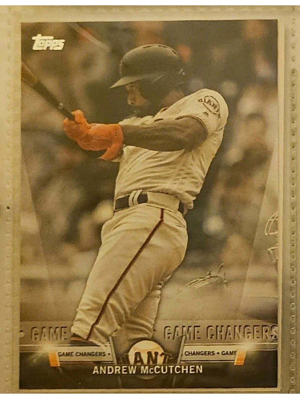 Andrew McCutchen 2018 Topps Update TOPPS SALUTE Insert Giants #S-50